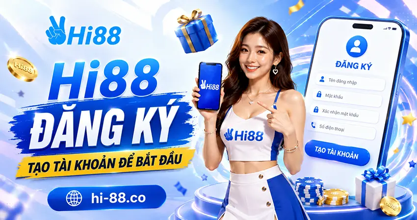 Hi88 đăng ký tạo tài khoản để bắt đầu