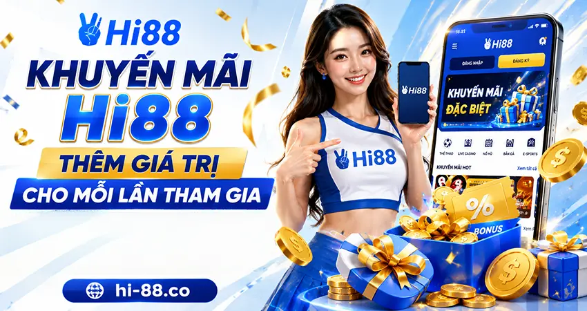 Khuyến mãi Hi88 thêm giá trị cho mỗi lần tham gia