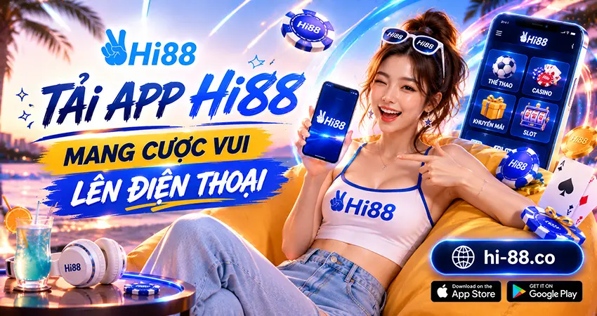 Tải app Hi88 mang cuộc vui lên điện thoại