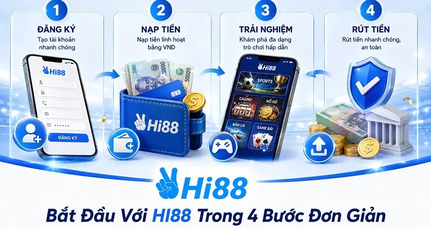 Bắt đầu với HI88 trong 4 bước đơn giản